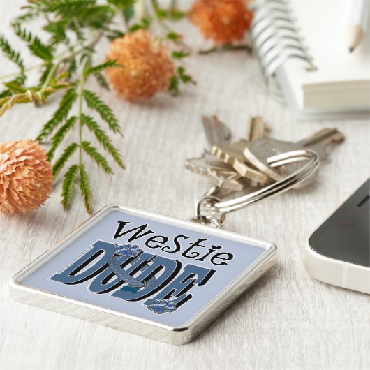 Westie TYP Schlüsselanhänger (Seite)