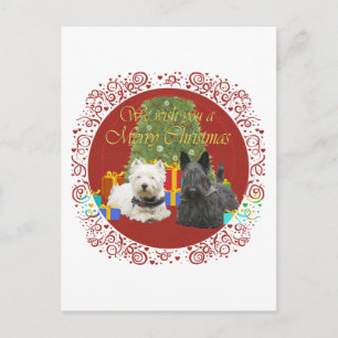 Westie u. Scottie-frohe Weihnachten