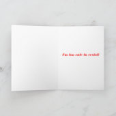 Westie Valentine Feiertagskarte (Innenseite)