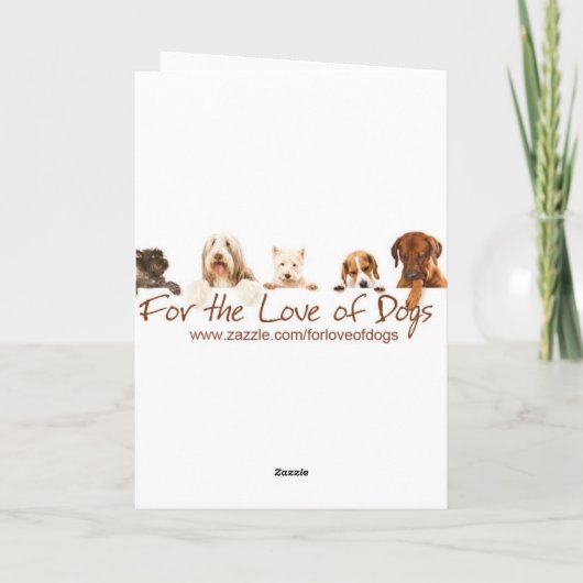 Westie Valentine Feiertagskarte (Rückseite)