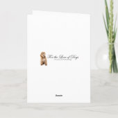 Westie Valentine – Helle Liebe und Hingabe Karte (Rückseite)