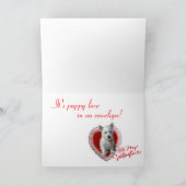 Westie Valentinsgruß, ist meiner Feiertagskarte (Innenseite)