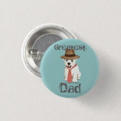 Westie Vater Button (Vorne & Hinten)