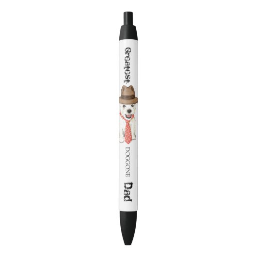 Westie Vater Kugelschreiber (Vorderseite Vertikal)
