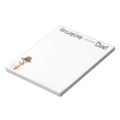 Westie Vater Notizblock (Rotiert)