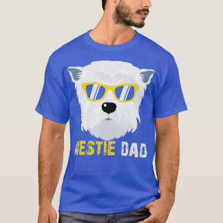 Westie Vater Shirts für Hundebesitzer Vatertag Män