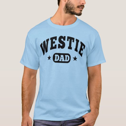 Westie Vater T-Shirt (Vorderseite)