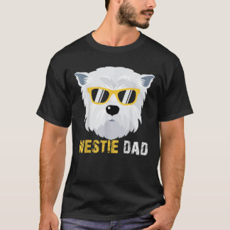 Westie Vaters für Hundebesitzer Vatertag Männer T-Shirt