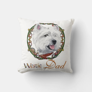 Westie Vatertag Kissen