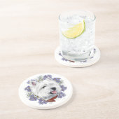 Westie Vergiss mich nicht Getränkeuntersetzer (Seite)