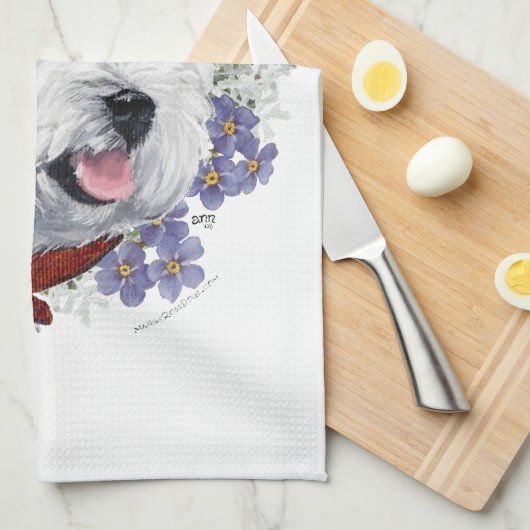 Westie Vergiss mich nicht Handtuch (Viertel Falte)