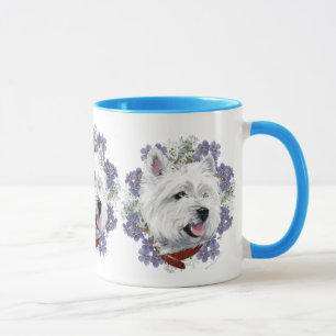 Westie Vergissmeinnicht Tasse