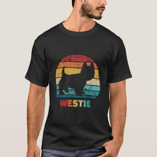 Westie Vintag T-Shirt (Vorderseite)
