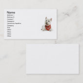 Westie Visitenkarte (Vorne/Hinten)