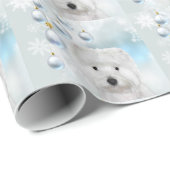 Westie Weihnachten Geschenkpapier (Rolleneckpunkt)