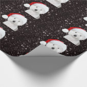 Westie Weihnachten Geschenkpapier (Ecke)