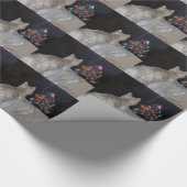 WESTIE WEIHNACHTSEhrfurcht Geschenkpapier (Ecke)