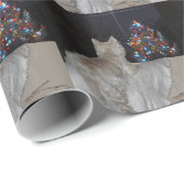 WESTIE WEIHNACHTSEhrfurcht Geschenkpapier (Rolleneckpunkt)
