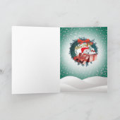 Westie Weihnachtsgeschenkkarten Feiertagskarte (Innenseite)