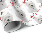 Westie WeihnachtsPackpapier Geschenkpapier