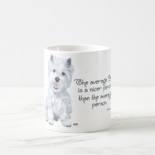 Westie-Weisheit - Der durchschnittliche Hund ist e Kaffeetasse