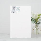Westie Weisheit - Fatthund? Briefpapier (Stehend Vorderseite)