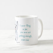 Westie Weisheit - Fatthund? Kaffeetasse (VorderseiteRechts)