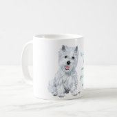 Westie Weisheit - Fatthund? Kaffeetasse (Vorderseite Links)
