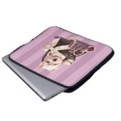 Westie Welpe in der Handtasche Laptopschutzhülle (Vorne Knopf)