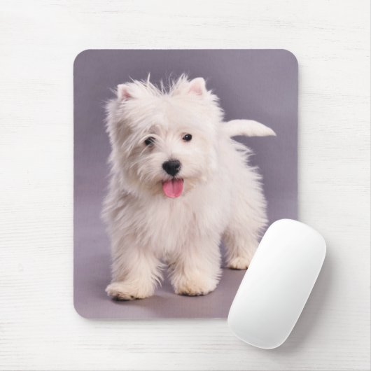 Westie Welpe Mousepad (Mit Mouse)