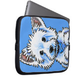 Westie Wesley Laptopschutzhülle (Vorne Rechts)