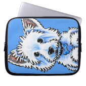 Westie Wesley Laptopschutzhülle (Vorderseite)