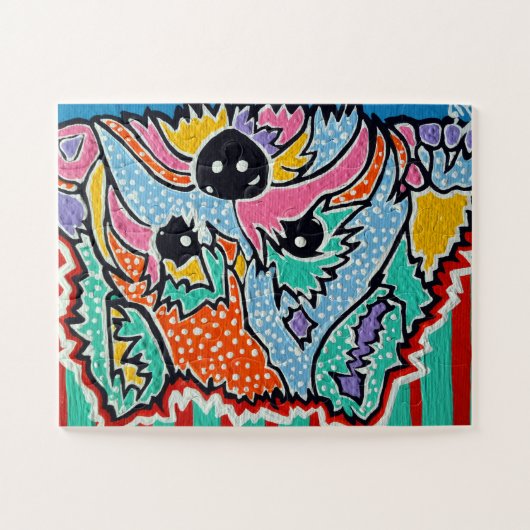 Westie West Highland Hund Welpen Hunde Hund Terrie Puzzle (Horizontal)