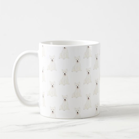 Westie West Highland Terrier Kaffeetasse (Links)