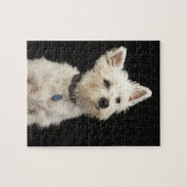 Westie (West Highland Terrier) mit Kragen Puzzle (Horizontal)