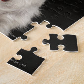 Westie (West Highland Terrier) mit Kragen Puzzle (Seite)