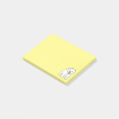 Westie West Highland White Terrier Post-it Klebezettel (angewinkelt)