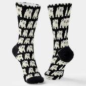 Westie West Highland White Terrier Socken (Gewinkelt)