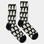 Westie West Highland White Terrier Socken (Rechts)