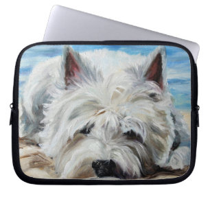 westie Westhochland-Terrier-Hundelaptop-Kasten Laptopschutzhülle