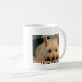 Westie (Westhochland-Terrier) HundeTasse Kaffeetasse (VorderseiteRechts)