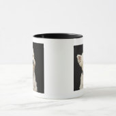 Westie (Westhochlandterrier) mit Kragen Tasse (Zentrum)