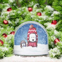 Westie Winter Duo Schneekugeln