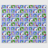 Westie Winter Whimsy Wrapping Paper Geschenkpapier (Flach)