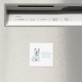 Westie Wisdom - Familiendynamik Magnet (In Situ (Geschirrspüler))