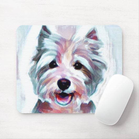 Westie Wonders Mousepad (Mit Mouse)