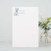 Westie Worte der Weisheit Briefpapier (Stehend Vorderseite)