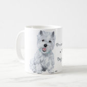 Westie Worte der Weisheit Kaffeetasse (Vorderseite Links)