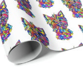 Westie Wrapping Paper Geschenkpapier (Rolleneckpunkt)