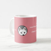 Westie Wuv Sie Liebe-Tasse Kaffeetasse (Vorderseite Links)